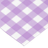 フェイイとローレンパープルプレイド テーブルクロス (アングル)