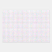 フェイエアンドローレンパステルジンガム数々のカラー ラッピングペーパーシート (正面3)