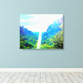 フェイキャニオンラッピング帆布 キャンバスプリント (インサイチュ (ウッドフロア))