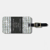 フェイクきらきら光る ラゲッジタグ (正面横)