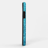 フェイクで青いグリッター Case-Mate iPhoneケース (裏面/右)