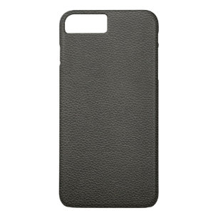 フェイクで黒い革質 iPhone 8 PLUS/7 PLUSケース