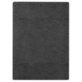 フェイクで黒い革 クリップボード (裏面)