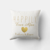 フェイクなその後ずっと幸福に金ゴールドの装飾用クッション クッション (裏面)