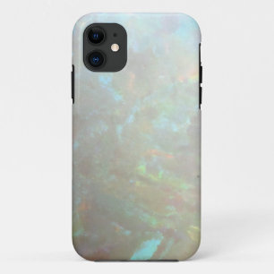 フェイクなオパールの宝石の宝石用原石のミネラル写真のヒップスターの iPhone 11 ケース