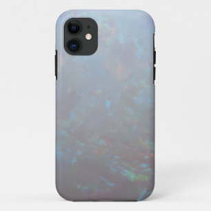 フェイクなオパールの宝石のgeodeの宝石用原石の写真のヒップスターの《 iPhone 11 ケース