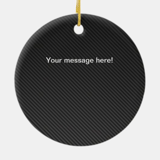 フェイクなカーボン繊維とのG35セダンの白いブラシストローク セラミックオーナメント (裏面)