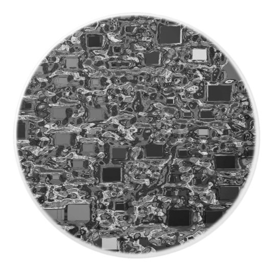 フェイクなクロム小型箱の背景 セラミックノブ