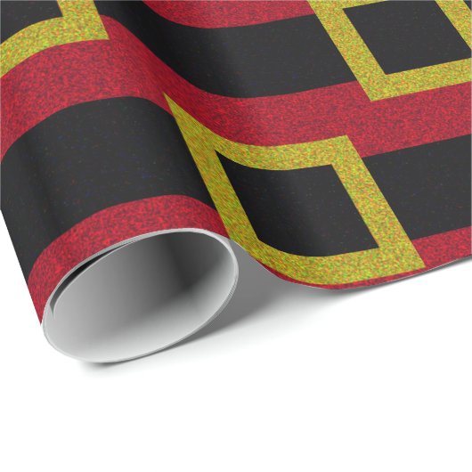 フェイクなグリッターのサンタベルトパターン ラッピングペーパー (ロールコーナー)