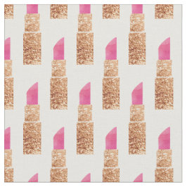 フェイクなグリッターの口紅の化粧の美しいパターン ファブリック