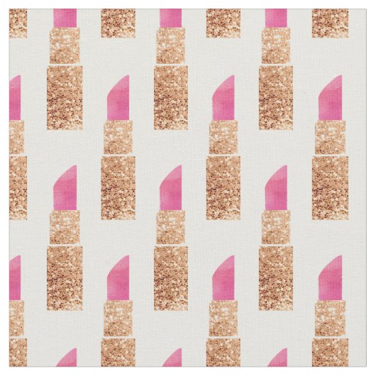 フェイクなグリッターの口紅の化粧の美しいパターン ファブリック (クローズアップ)