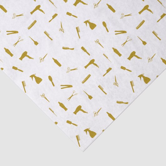 フェイクなグリッターの美容師はティッシュペーパーに用具を使います 薄葉紙 (詳細)