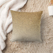 フェイクなグリッターの金ゴールドのグラデーションな装飾用クッション|の家の装飾 クッション (ブランケット)