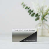 フェイクなステンレス鋼の名刺 名刺 (スタンド正面)