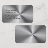 フェイクなステンレス鋼の歯科技工学の名刺 名刺 (正面/裏面)