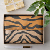 フェイクなトラのプリント 薄葉紙 (ギフト)