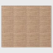 フェイクなバーラップの包装紙 ラッピングペーパー (フラット)