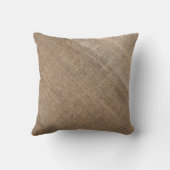 フェイクなバーラップ家族のモノグラム クッション (裏面)