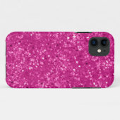 フェイクなピンクのグリッター Case-Mate iPhoneケース (裏面(横))