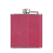 フェイクなピンクの革 フラスク (裏面)