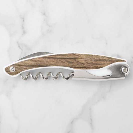 フェイクなブラウンの納屋木 ソムリエナイフ (裏面)