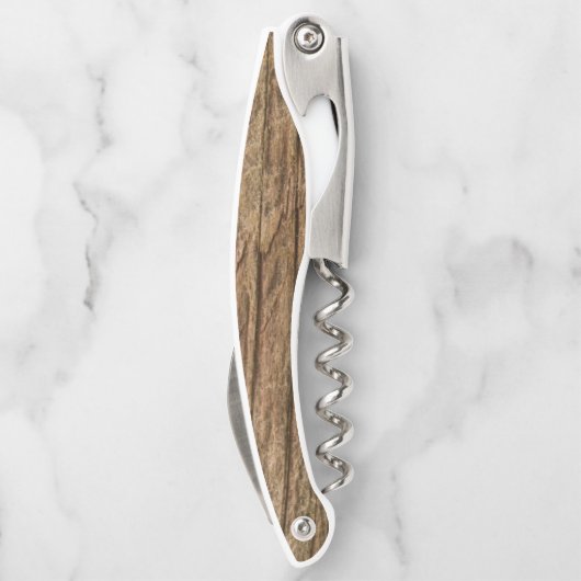 フェイクなブラウンの納屋木 ソムリエナイフ (裏面)