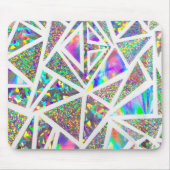 フェイクなレーザー光線写真マウスパッド マウスパッド (正面)