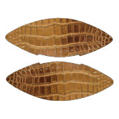 フェイクなワニの革アニマル・スキンパターン アメリカンフットボール (パネル)