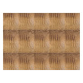 フェイクなワニの革アニマル・スキンパターン テーブルクロス (正面(横))