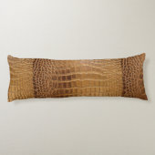 フェイクなワニの革アニマル・スキンパターン ボディピロー (裏面)