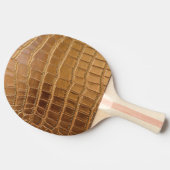 フェイクなワニの革アニマル・スキンパターン 卓球ラケット (横)