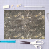 フェイクな大理石の黒い灰色ベージュ色 薄葉紙 (クラフト)