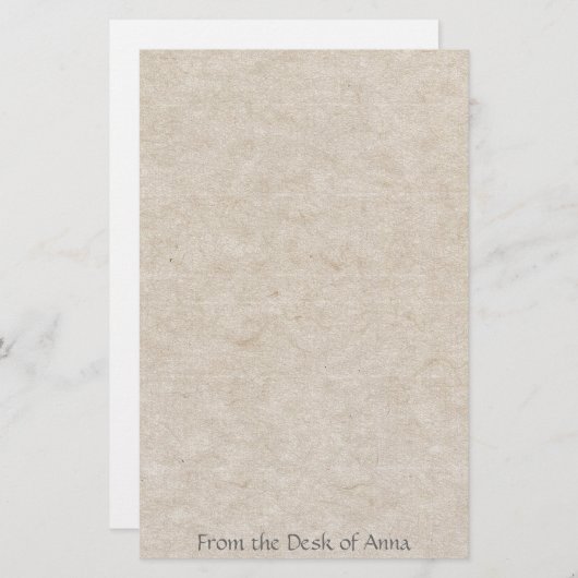 フェイクな手すき紙の原稿一見の文房具 便箋 (正面/裏面)