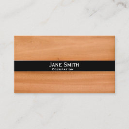 フェイクな木製のスタイリッシュでモダンで粋なカスタマイズ可能 名刺