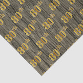 フェイクな木、フェイクな金ゴールド第80の(Eightieth)イベント 薄葉紙 (詳細)