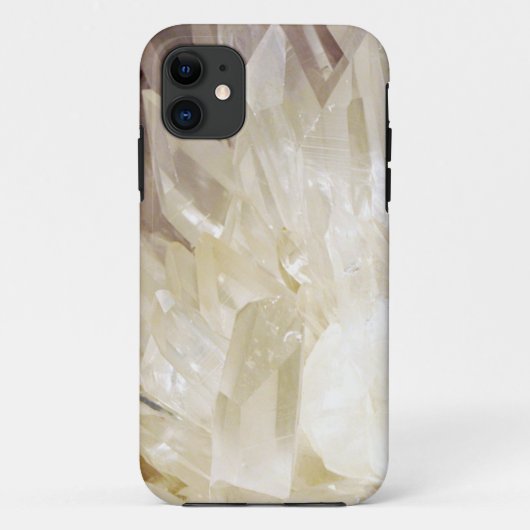 フェイクな水晶水晶geodeの宝石用原石の写真のヒップスター Case-Mate iPhoneケース (裏面)