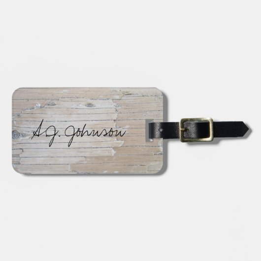 フェイクな流木 ラゲッジタグ (正面横)