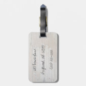 フェイクな流木 ラゲッジタグ (裏面縦)