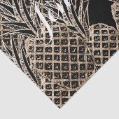 フェイクな金ぱくのパイナップルコラージュのモノグラム 薄葉紙 (詳細)