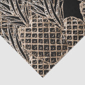 フェイクな金ぱくのパイナップルコラージュ 薄葉紙 (詳細)