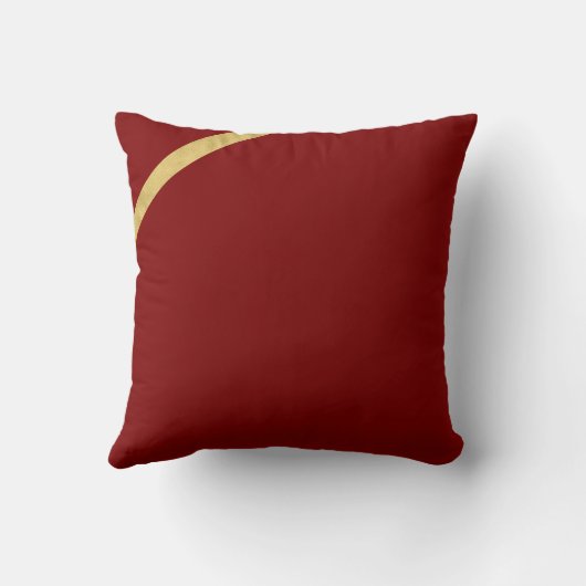 フェイクな金ゴールドお母さんおよびお父さんとして私達の初めてのクリスマス クッション (裏面)