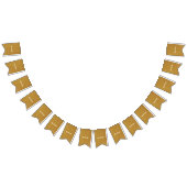 フェイクな金ゴールドのグリッターの印書イメージのパーティーの旗布の旗 バンティングフラッグ (全)