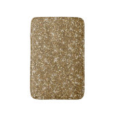 フェイクな金ゴールドのグリッター バスマット (正面縦)