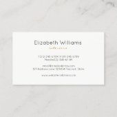 フェイクな金ゴールドのティール(緑がかった色)のブラシの色彩の鮮やかな円デザイナーロゴ 名刺 (裏面)