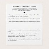 フェイクな金ゴールドの鞭の書道の鞭の芸術家のアフターケア 名刺 (内部フラット)