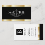 "フェイクな金ゴールド"の専門の弁護士の名刺 名刺 (正面/裏面)