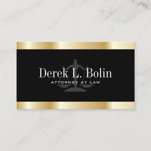 "フェイクな金ゴールド"の専門の弁護士の名刺 名刺 (正面)