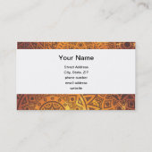 フェイクな金太陽パターン 名刺 (裏面)