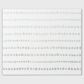 フェイクな銀ぱくの矢パターン ラッピングペーパー (フラット)