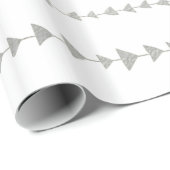 フェイクな銀ぱくの矢パターン ラッピングペーパー (ロールコーナー)